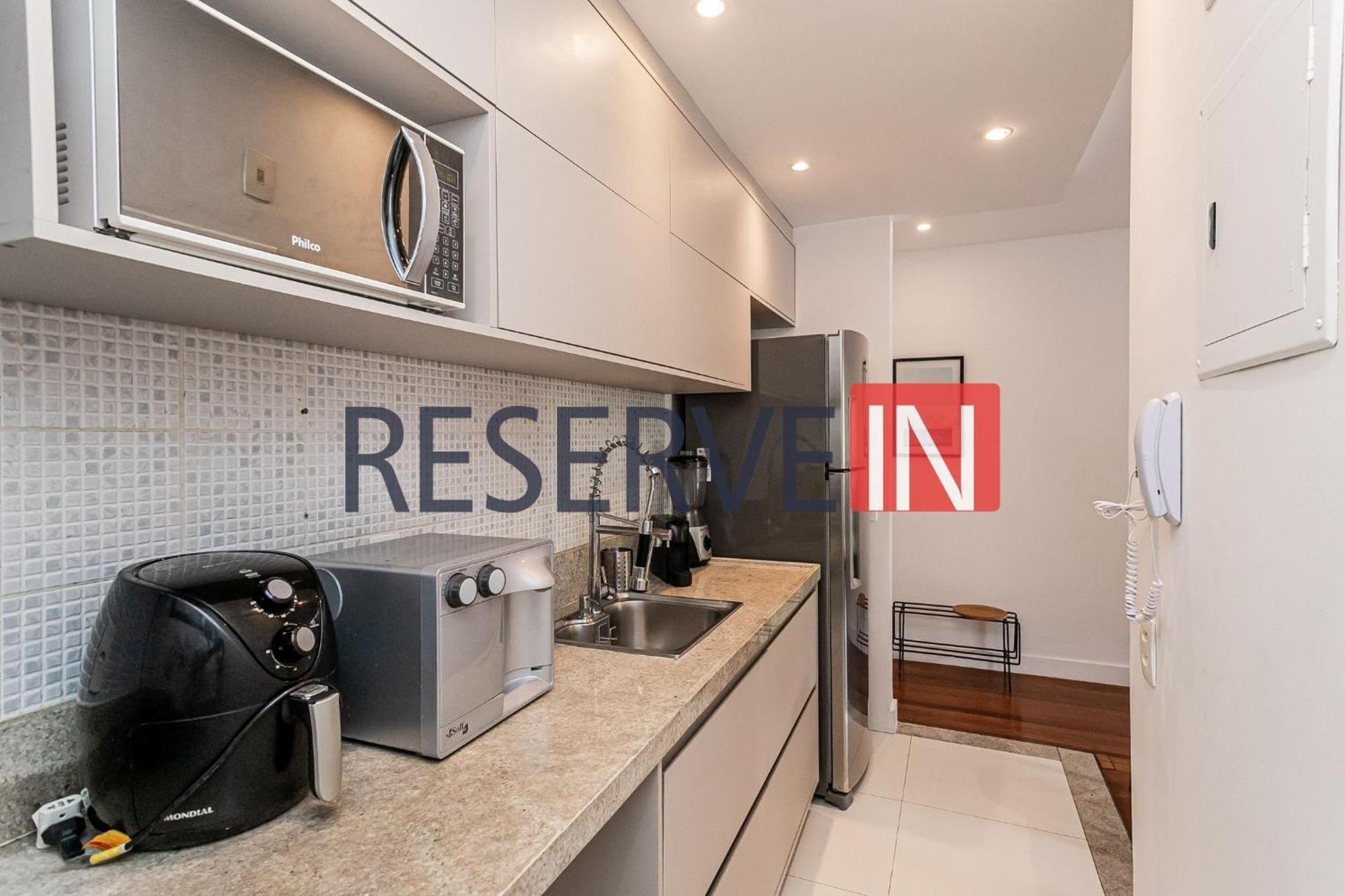 Flat Copacabana - Area De Lazer E Varanda Apartamento Rio de Janeiro