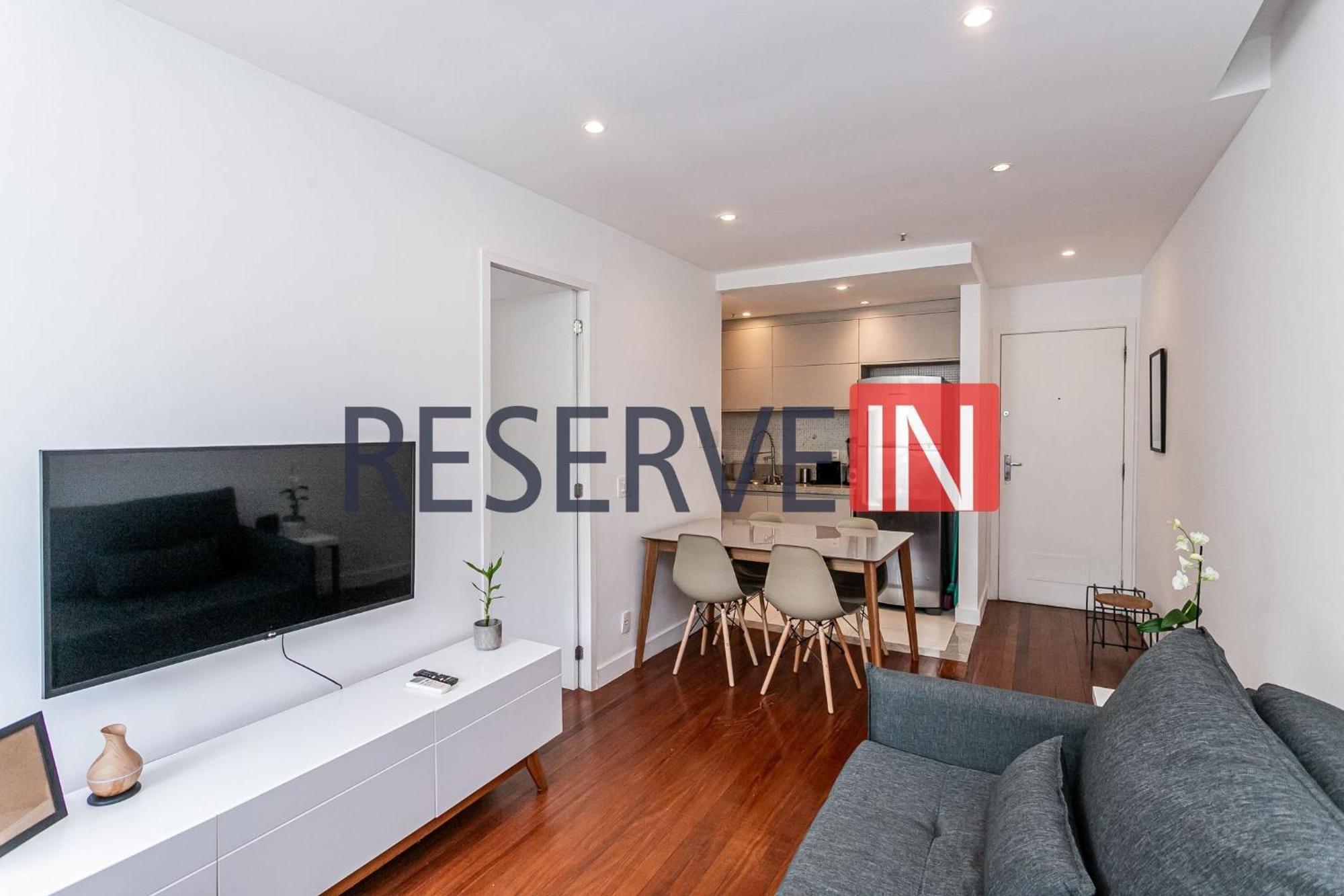 Apartamento Flat Copacabana - Area De Lazer E Varanda